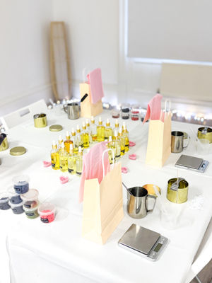 All materials are provided to craft your own scented candles, just bring your imagination. 