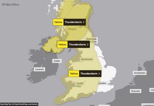 The Met Office's warning covers most of the UK