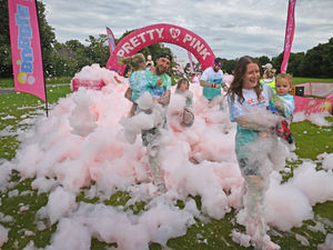 Supporting image for story: See our photos of fun in the foam as Bubble Rush charity event is sudsy success