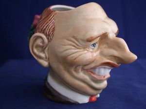 Supporting image for story: What do you buy the friend who has everything? A set of John Major toby jugs, of course