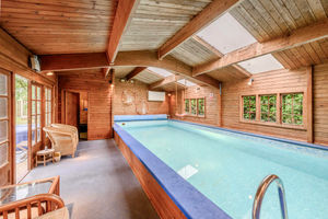 The indoor swimming pool. Picture: Barbers/Rightmove