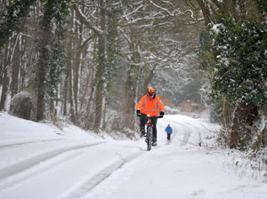 Supporting image for story: Shropshire battered by snow as 'mini Beast from the East' sweeps through