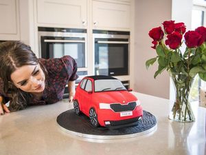 Supporting image for story: Tasty! Bake Off winner recreates iconic Skoda cake advert