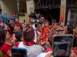 Supporting image for story: Two-year-old girl chosen as Nepal’s new living goddess