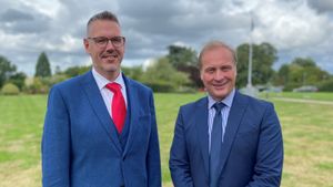 PCC John Campion and DPCC Marc Bayliss