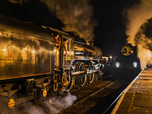 Supporting image for story: Severn Valley Railway’s autumn steam gala featuring nighttime schedule hailed 'resounding success'