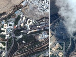 Supporting image for story: Satellite images show the extensive damage at Syrian facilities after missile strikes