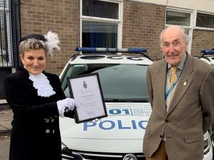 Supporting image for story: Honour for Colin - still volunteering at 101