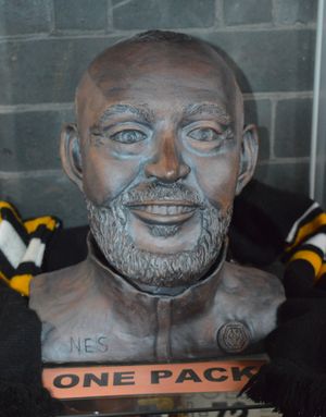 The sculpture on display at the Tettenhall Transport Heritage Centre