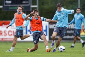 Jayson Molumby and Tom Fellows in Austria (Photo by Adam Fradgley/West Bromwich Albion FC via Getty Images)
