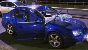 The VW Bora involved in the crash