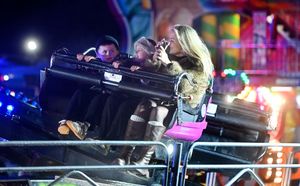 Louise Burrows came from Kings Norton in Birmingham with Marley and Franklin Burrows to see the fireworks