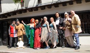 Some of the cast of Spamalot