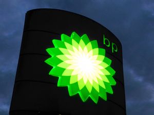 A BP sign