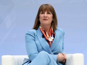 Rachel Reeves during a panel event at the IMF