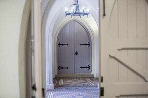 Inside the completed Lye & Wollescote Cemetery Chapel