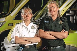 Paramedics Natalie Greaves and Natalie Calow featured in the show Ambulance and helped to safely deliver a baby