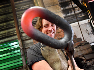 Supporting image for story: See how chains were made in the past at Mushroom Green chain shop this weekend