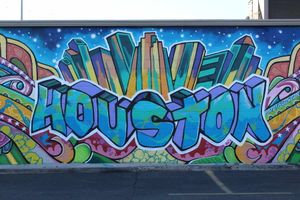 Word up – colourful graffiti daubed on walls