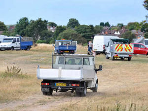Supporting image for story: Travellers settle on patch of land again