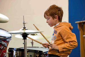 Drummer Charlie Jacobs plays Charlie's Mission Impossible