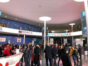 Supporting image for story: Mobile World Congress day two: snowfall, emoji and iPhone X lookalikes