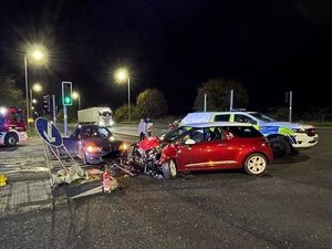Supporting image for story: Two drivers taken to hospital after early-morning A483 crash