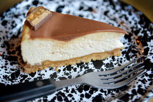 Feeling sweet – the Snickers cheesecake