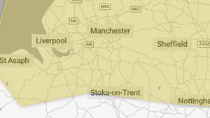 Met Office thunderstorm warning issued for parts of the West Midlands.