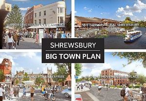 Work has started on Shrewsbury’s Big Town Plan with lots of ambitious ideas being thrown into the planning mix
