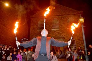 Halloween event at Black Country Museum in Dudley