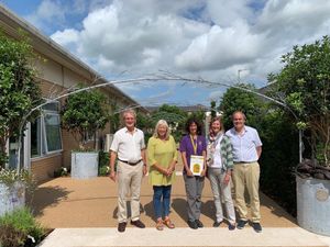 Supporting image for story: Horatio's garden blossoms at Shropshire hospital