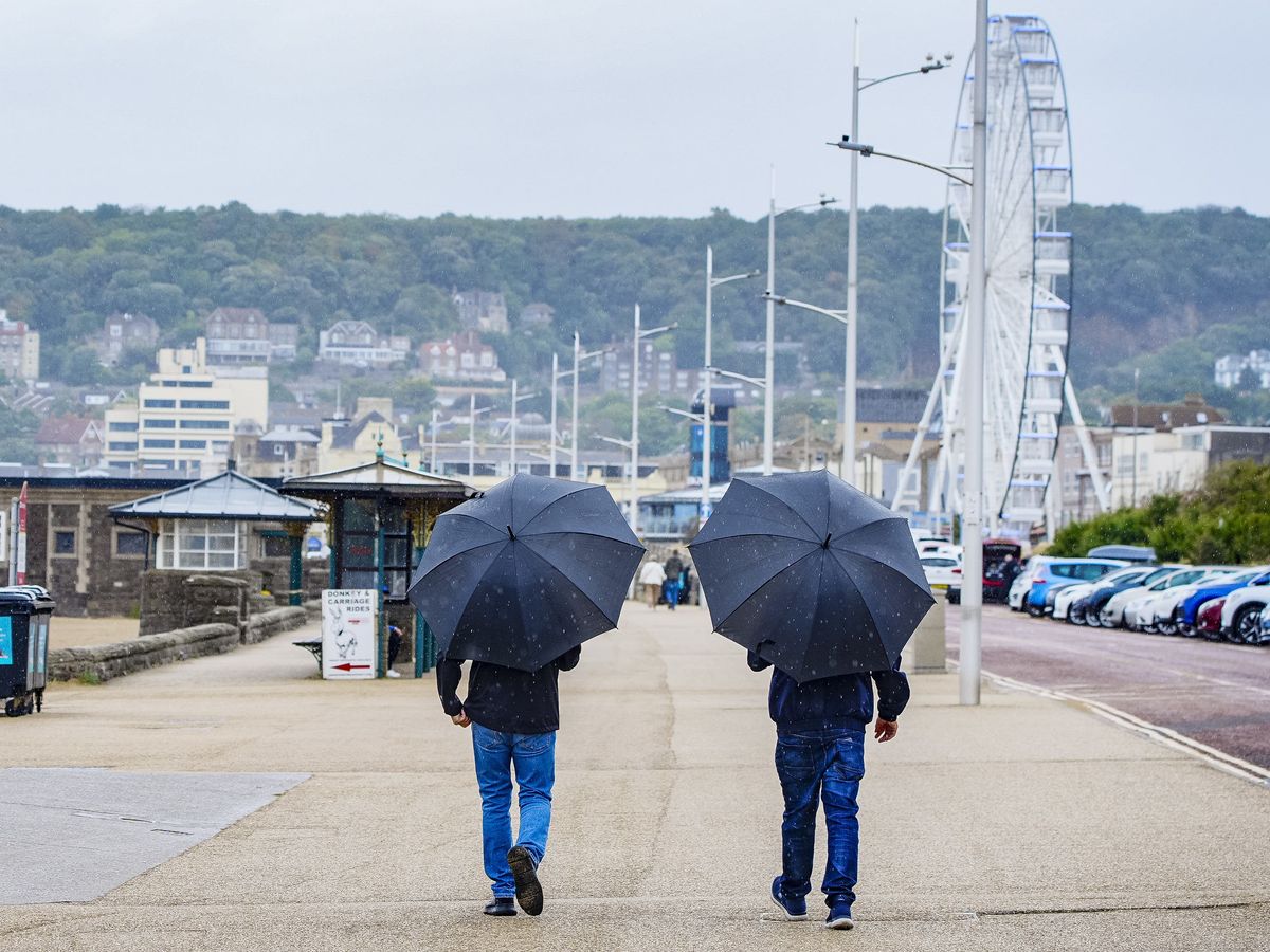 Storm warning after wettest week in England for seven months