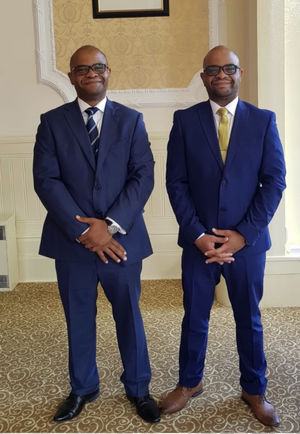 John and Philip (left) together