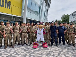 Supporting image for story: Armed forces ready to serve and protect throughout Games