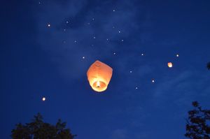 Supporting image for story: 'Sky lantern came down and burst into flames!' - Your Letters: January 9