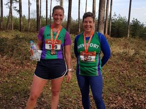 Supporting image for story: Newport duo tackle Cannock Chase Challenge