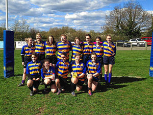 Supporting image for story: Shropshire girls having a ball in rugby