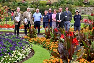 Judges for the Britain in Bloom UK Finals visited Shrewsbury on Thursday
