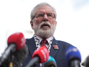 Supporting image for story: Gerry Adams to donate 100,000 euros to Irish language and Palestinian charities