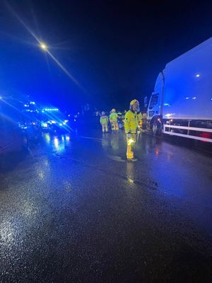 A number of fire crews attended the incident. Picture: Tweedale Fire Station