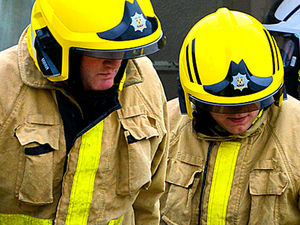 Supporting image for story: Firefighters rescue girl and dogs from lift in Shrewsbury