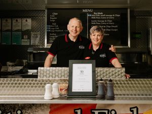 Supporting image for story: Telford fish and chips pair are frying high with award
