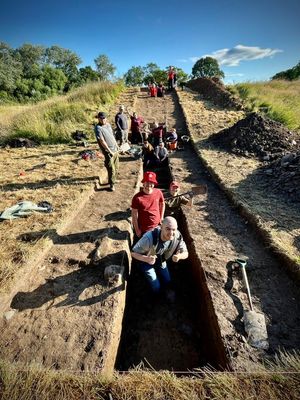 The dig at Soulton Hall