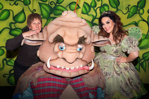 Lisa Riley as Mother Nature in Jack And The Beanstalk - Wolverhampton Grand Theatre - Photo by Adam Fradgley