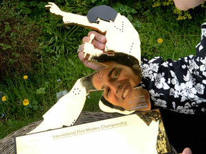 Supporting image for story: Elvis impersonator is all shook up