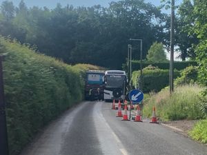 Supporting image for story: Crash involving delivery truck causes traffic delays near Wolverhampton