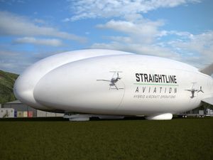 Bridgnorth firm Straightline Aviation have placed a $50m (£40m) order for new hybrid airships (Straightline Aviation)