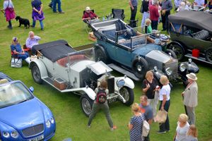 The classic car event at Attingham Park