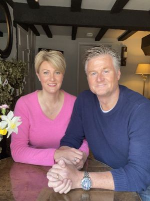 Rachel and Shaun Greetham, owner's of Charlie's Cottage